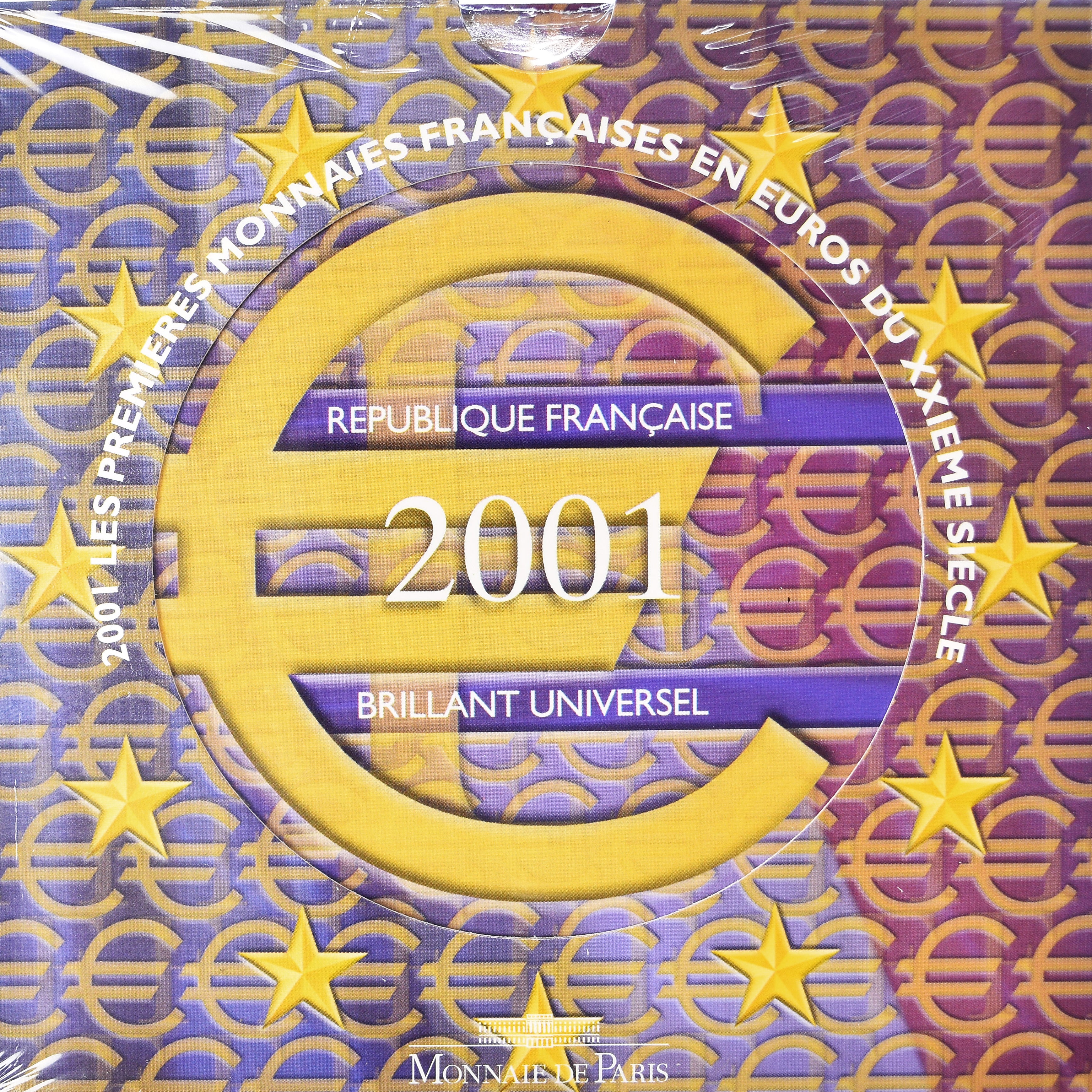 Francia, Euro-Set, 2001, FDC, FDC, (Sin composición)