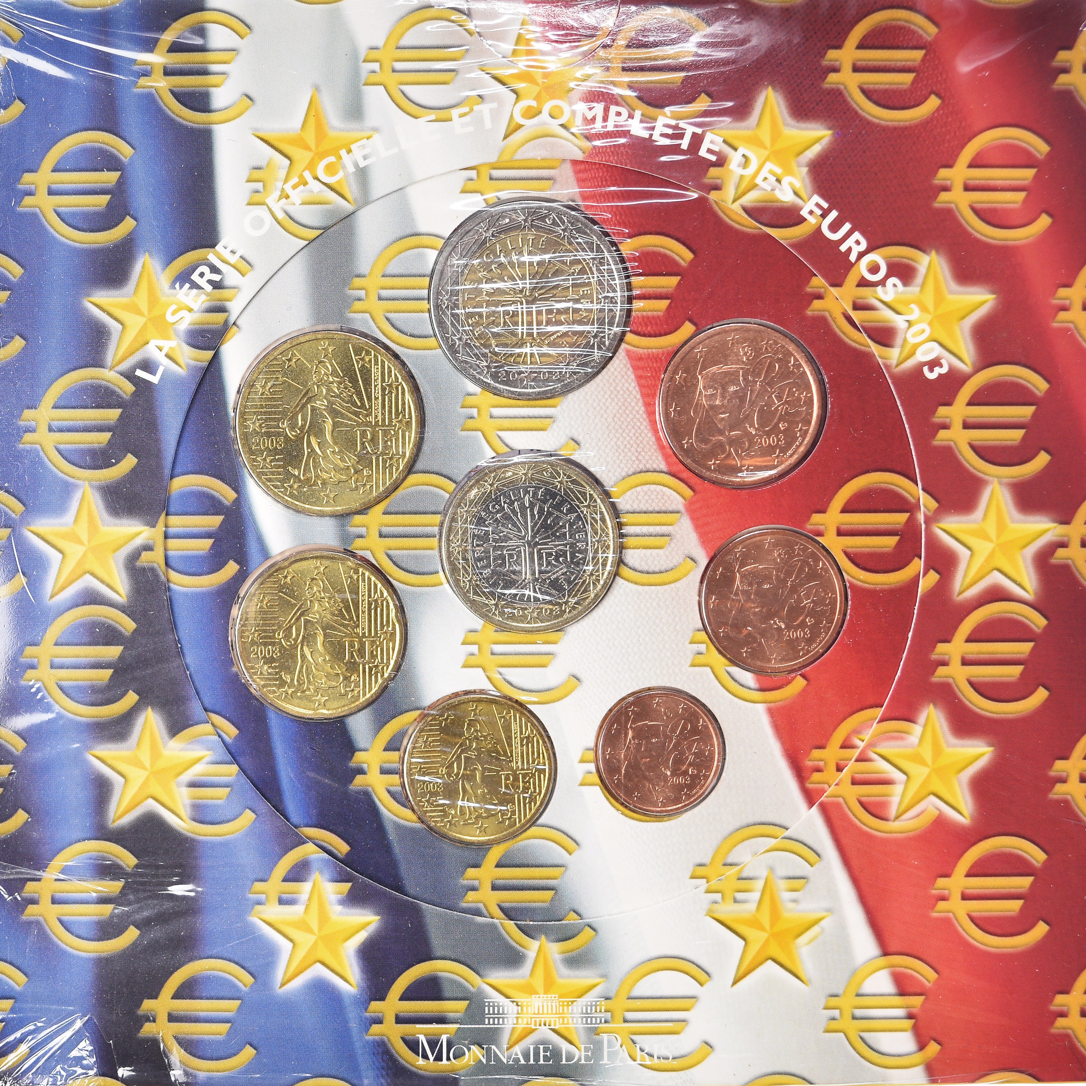 Francia, Euro-Set, 2003, FDC, FDC, (Sin composición)
