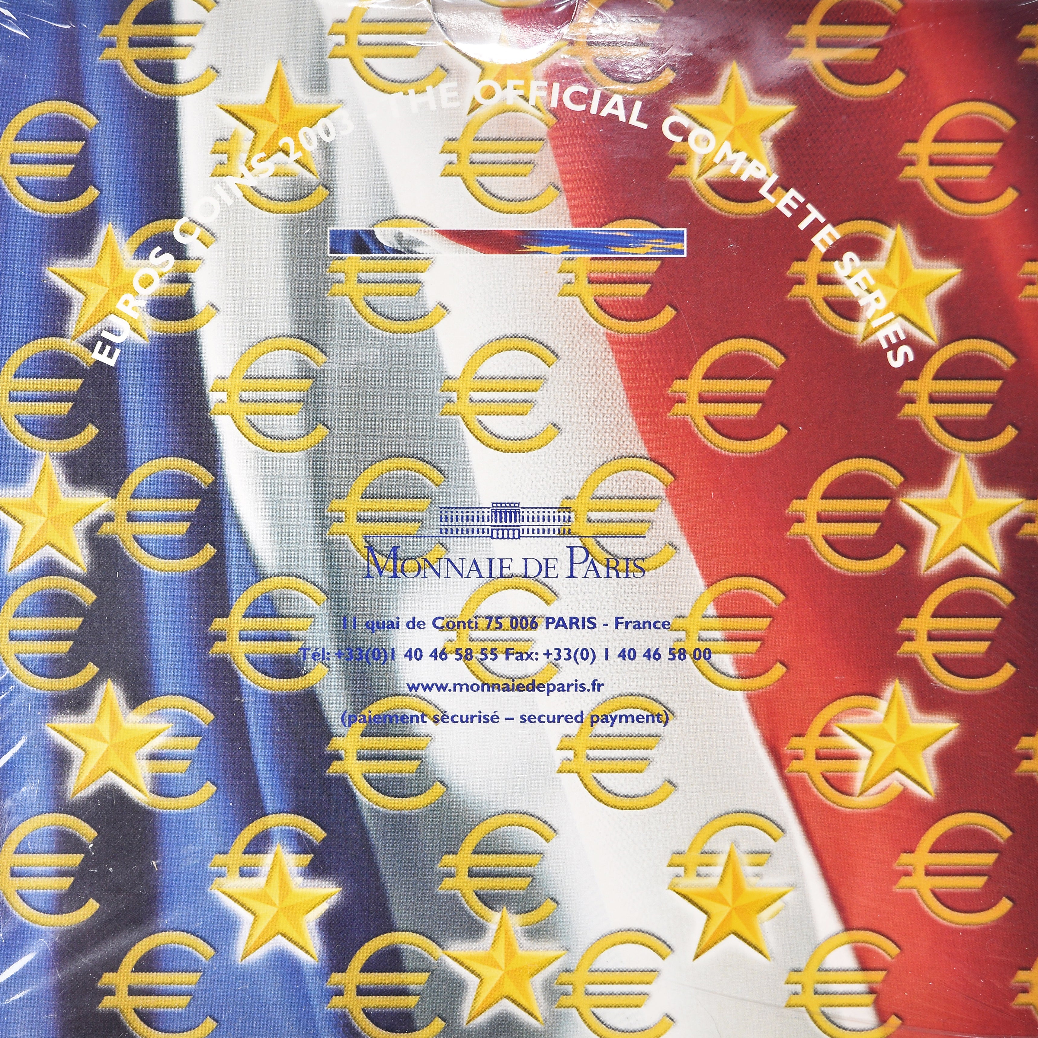 Francia, Euro-Set, 2003, FDC, FDC, (Sin composición)