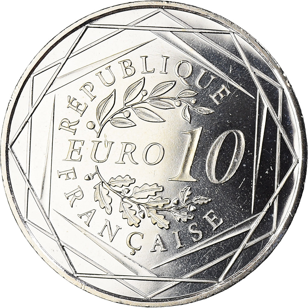 France, 10 Euro, 2012, Paris, FDC, MS(65-70), Silver, Gadoury:EU 516, KM:2073