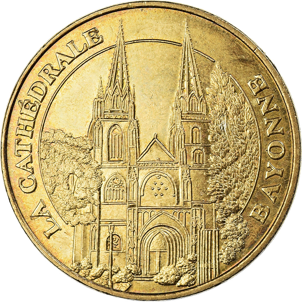 Francja, Token, Żeton turystyczny, 64/ Cathédrale de Bayonne, Sztuka i
