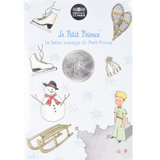 France, Monnaie de Paris, 10 Euro, Le Petit Prince (fait de la luge), 2016