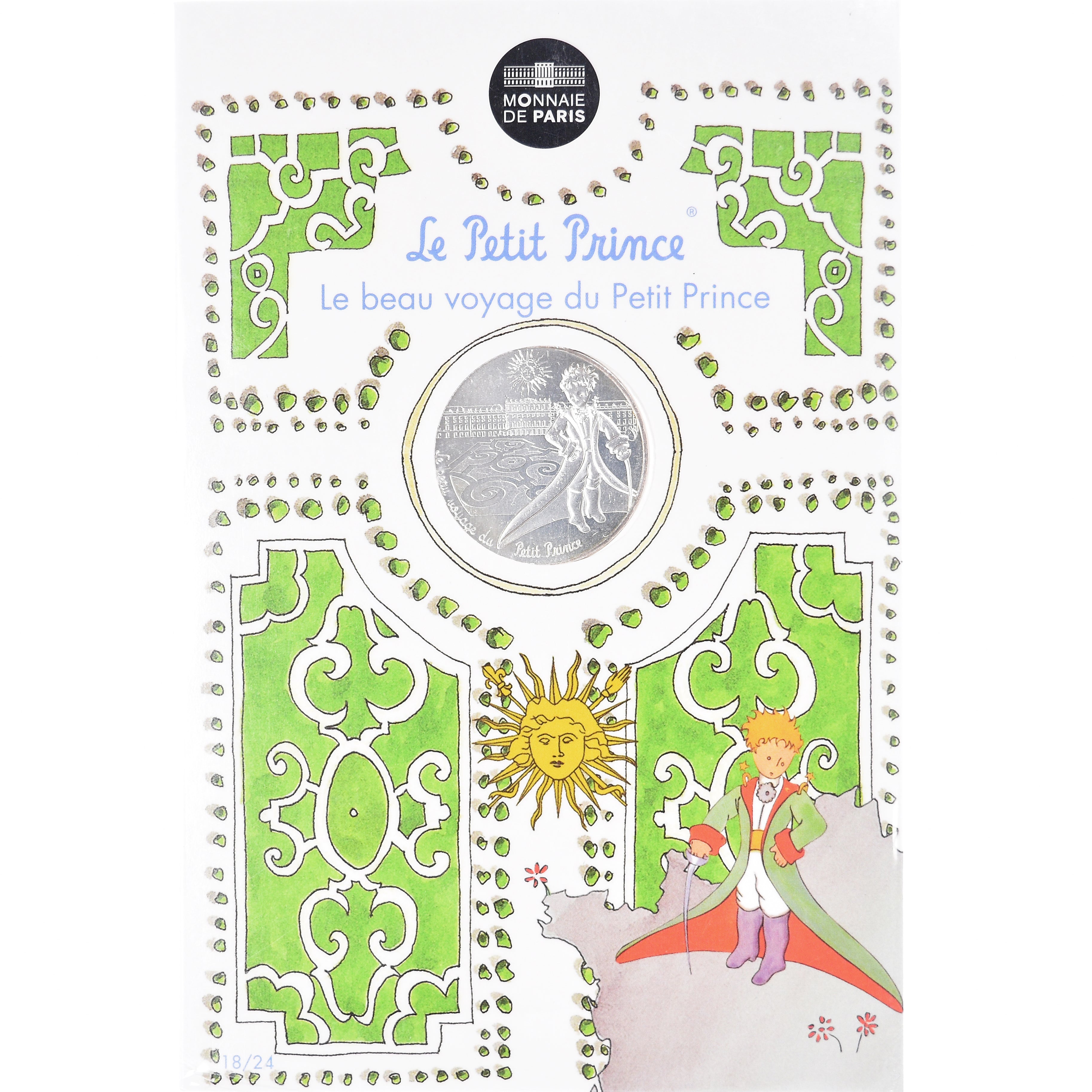 Frankrijk, Parijse munten, 10 Euro, Le Petit Prince (au château de Versailles)