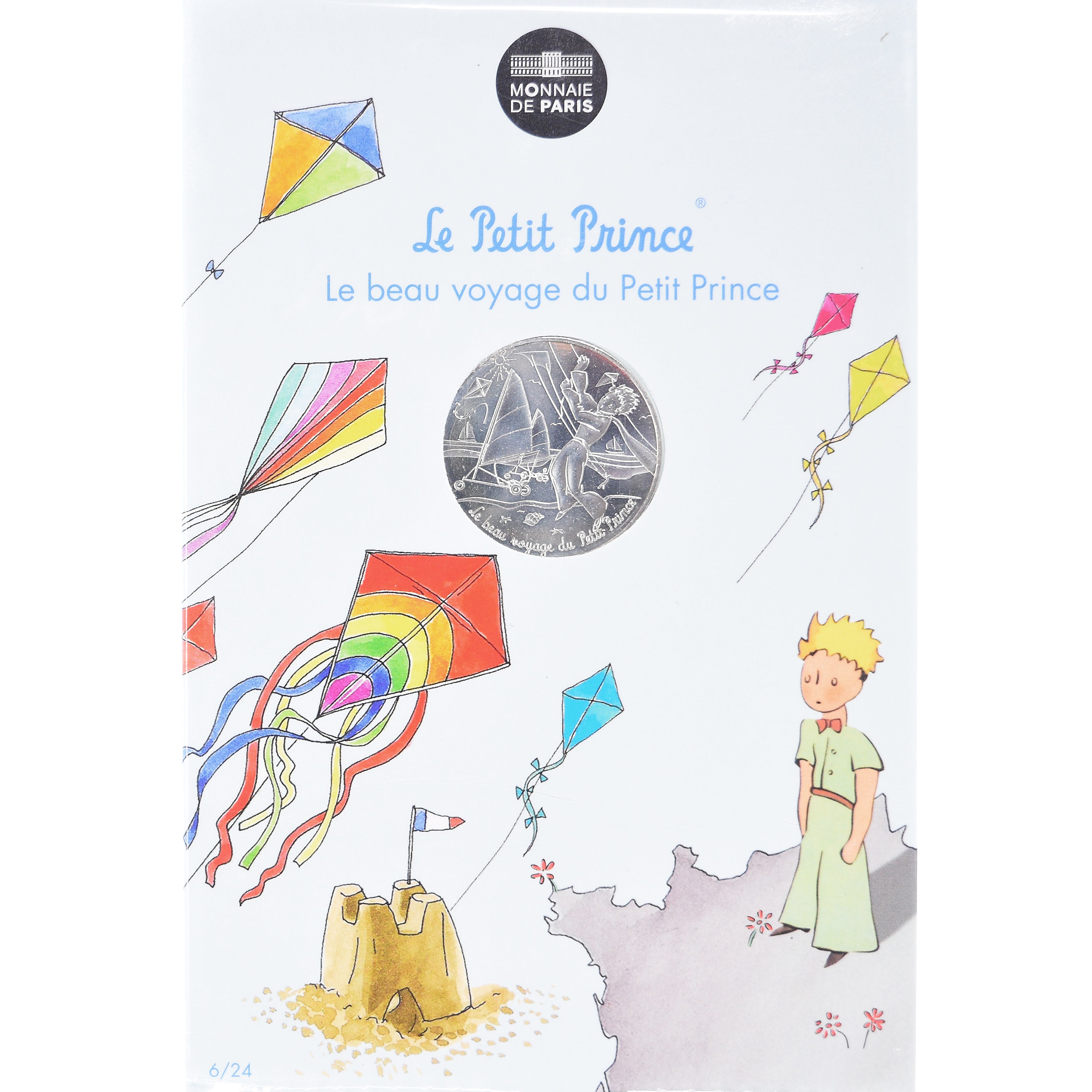 France, Monnaie de Paris, 10 Euro, Le Petit Prince (Plages du Nord), 2016