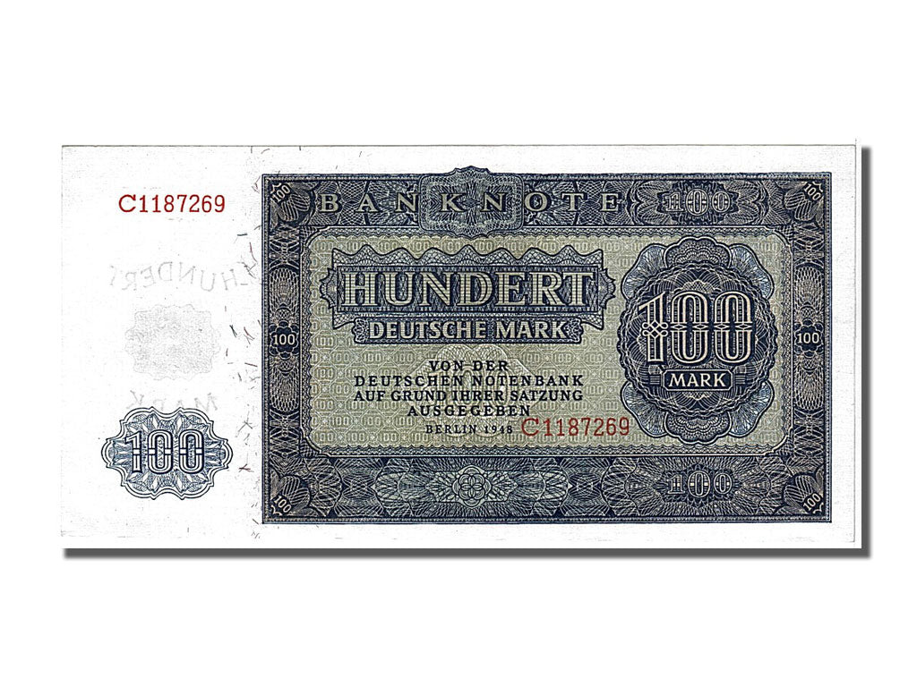 Banknote, Germany - Democratic Republic, 100 Deutsche Mark, 1948, UNC(65-70)
