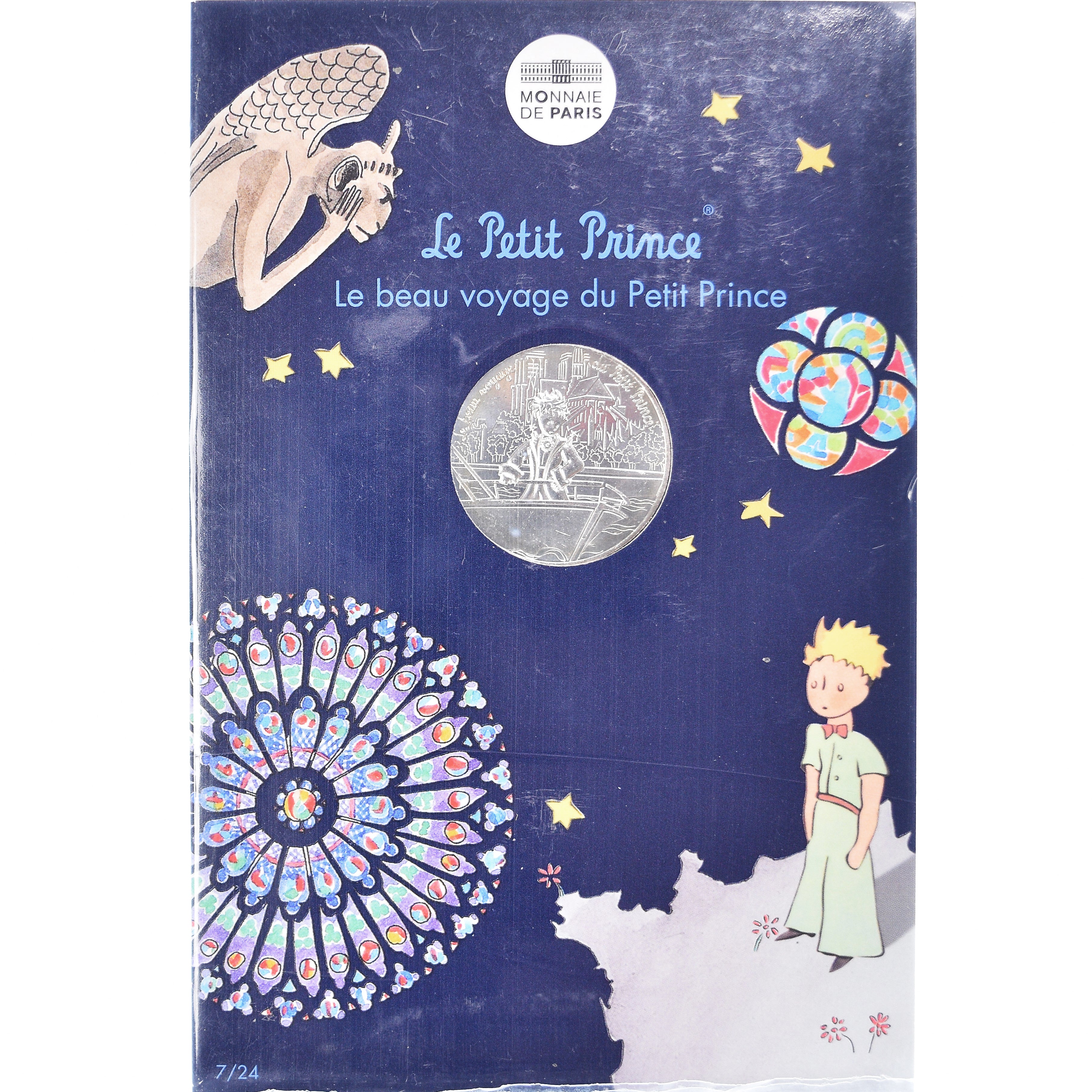 Francia, Monnaie de Paris, 10 Euro, Le Petit Prince (Notre-Dame de Paris), 2016
