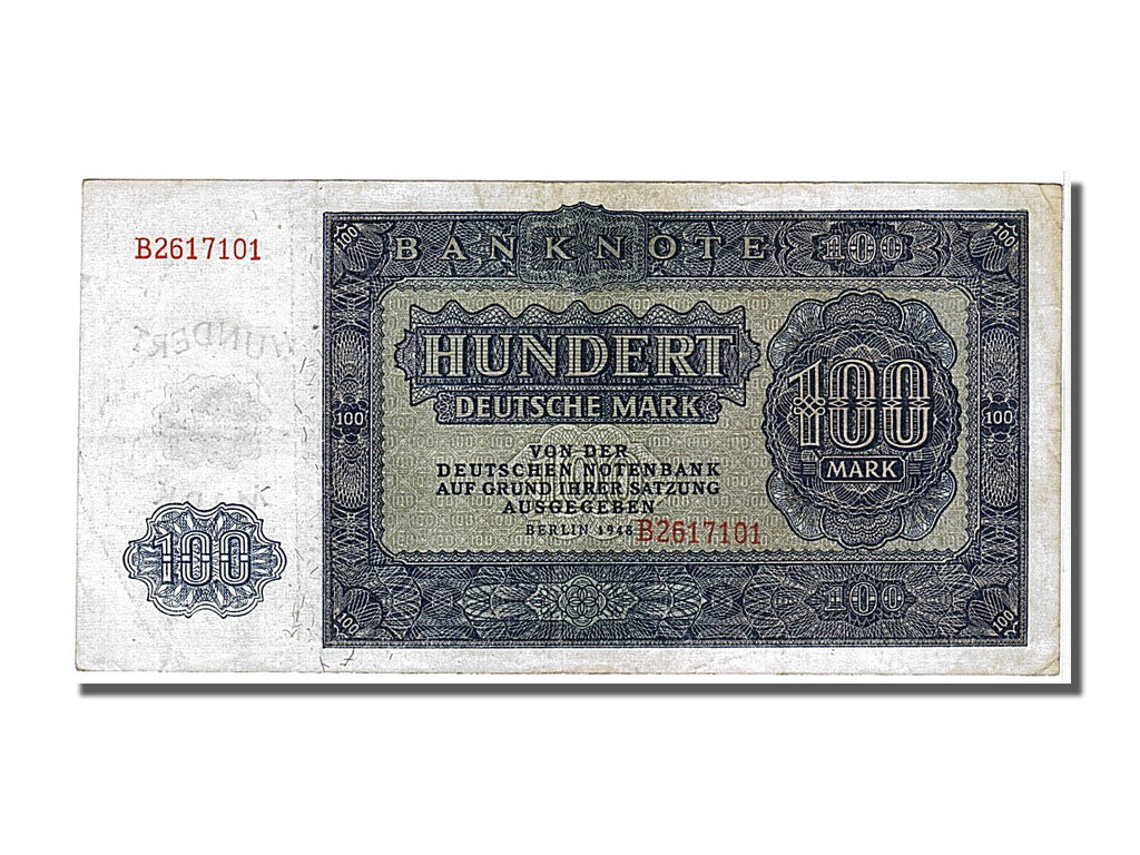 Banknote, Germany - Democratic Republic, 100 Deutsche Mark, 1948, AU(55-58)