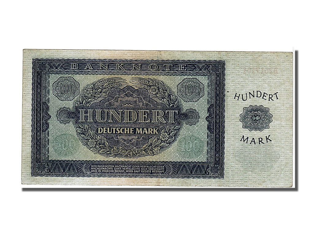 Banknote, Germany - Democratic Republic, 100 Deutsche Mark, 1948, AU(55-58)