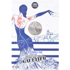 France, 10 Euro, Jean Paul Gaultier, 2017, 12, MS(65-70), Silver
