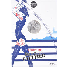 Frankrijk, 10 Euro, Jean Paul Gaultier, 2017, FDC, Zilver, Gadoury:EU892