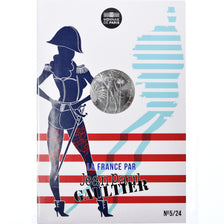 France, 10 Euro, Jean Paul Gaultier, 2017, MS(65-70), Silver, Gadoury:EU892