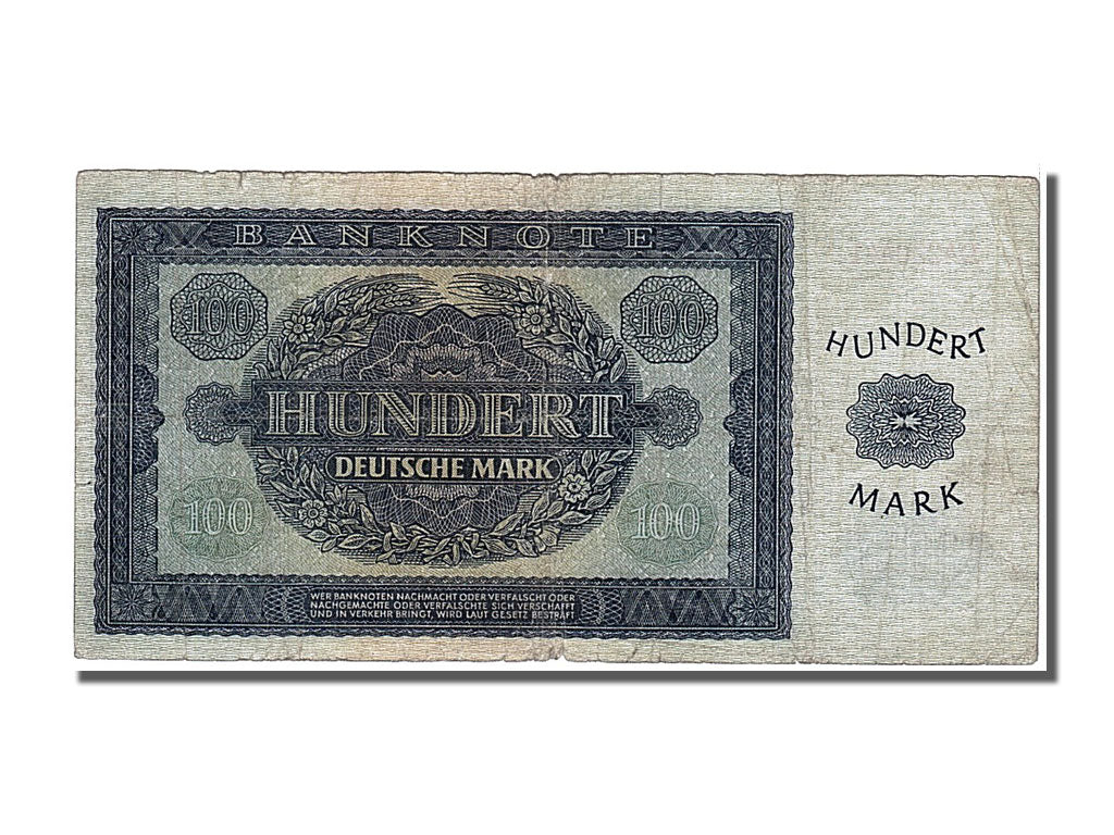 Billet, République démocratique allemande, 100 Deutsche Mark, 1948, TTB