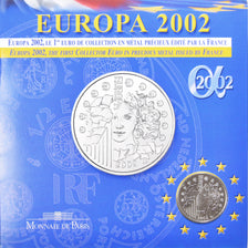 France, Monnaie de Paris, 1/4 Euro, Europa, 2002, Paris, BU, MS(65-70)