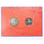 Moeda, França, SET 2 Monnaies, 2 Francs Guynemer  100 francs Malraux, 1997, BU