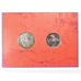 Moneta, Francia, SET 2 Monnaies, 2 Francs Guynemer  100 francs Malraux, 1997