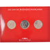 Moeda, França, Monnaie de Paris, Set 3 monnaies., 2000, BU, MS(65-70), Cupro