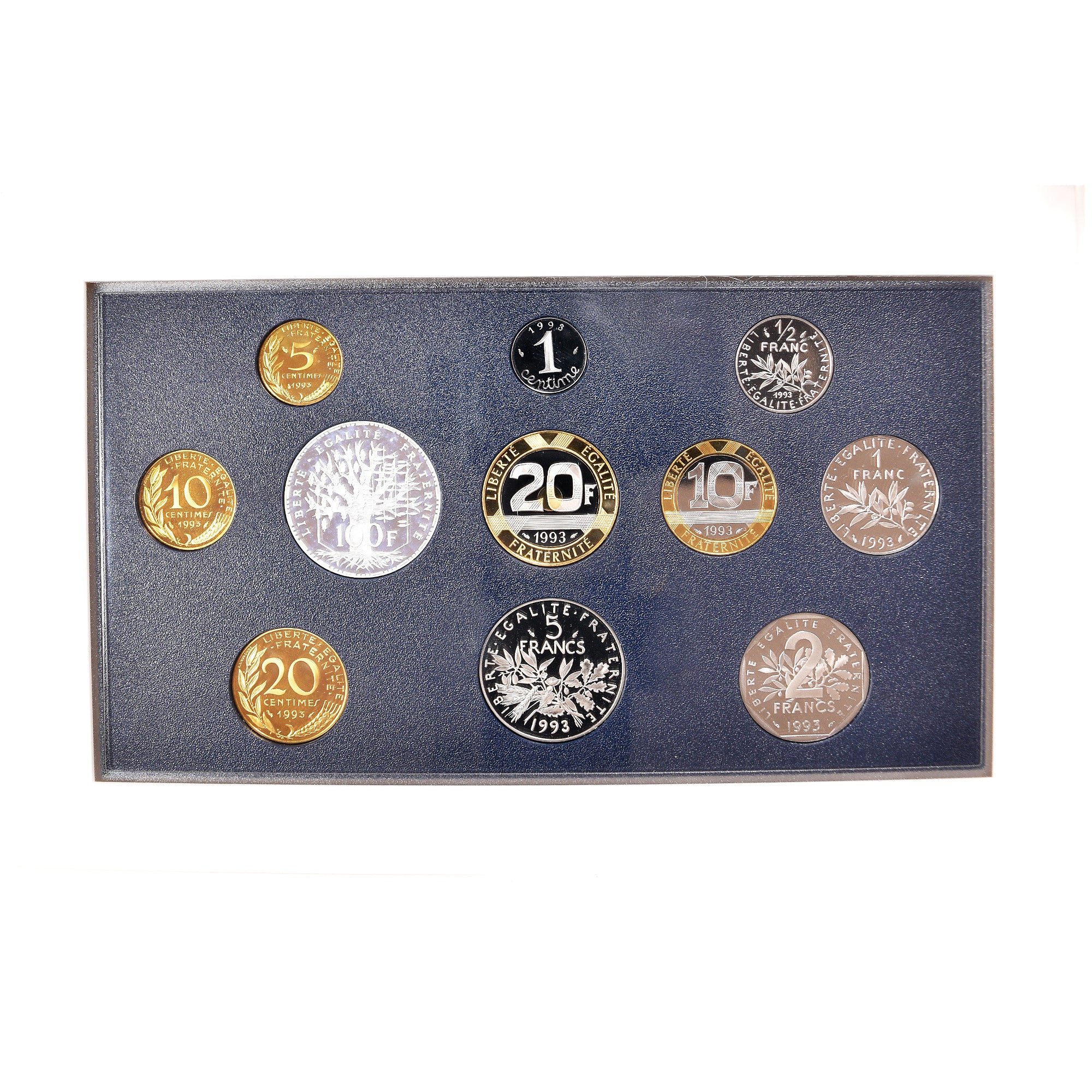 Münze, Frankreich, Monnaie de Paris, Set Franc, 1993, Paris, BE, STGL