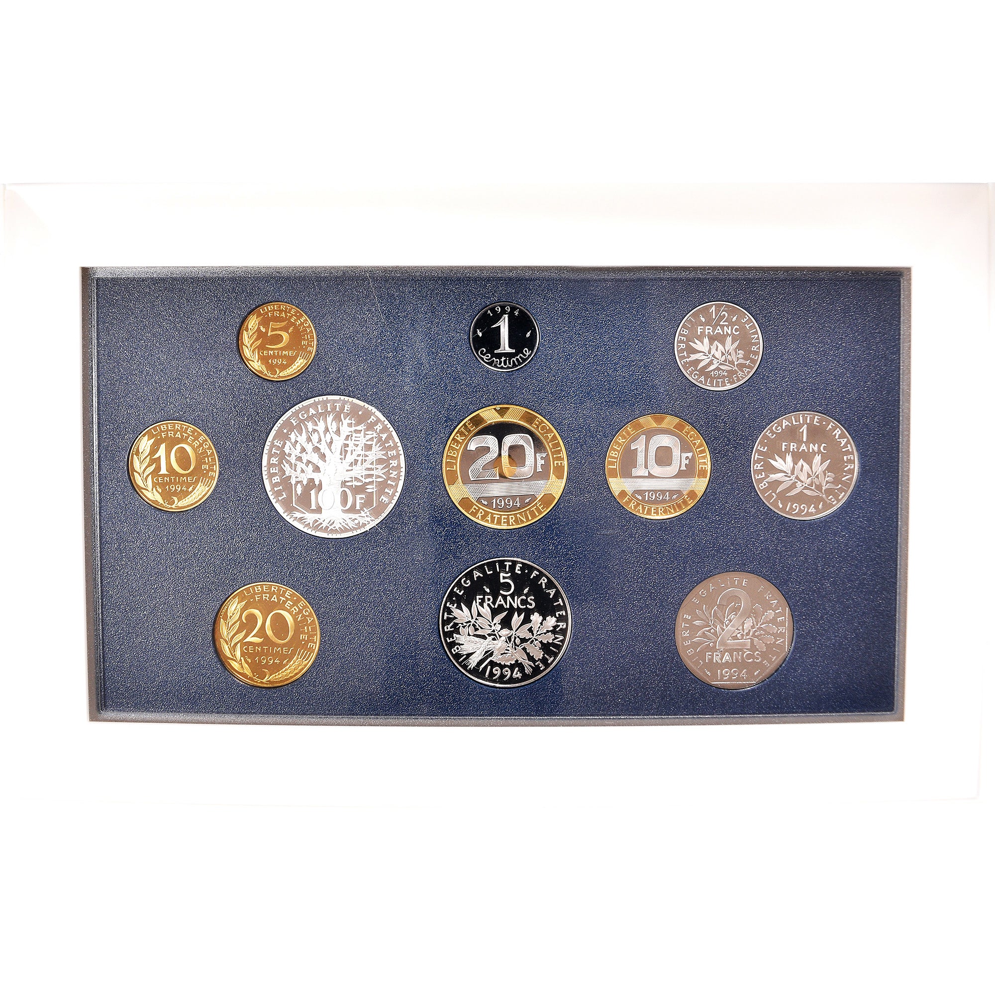 Münze, Frankreich, Monnaie de Paris, Set Franc, 1994, Paris, BE, STGL