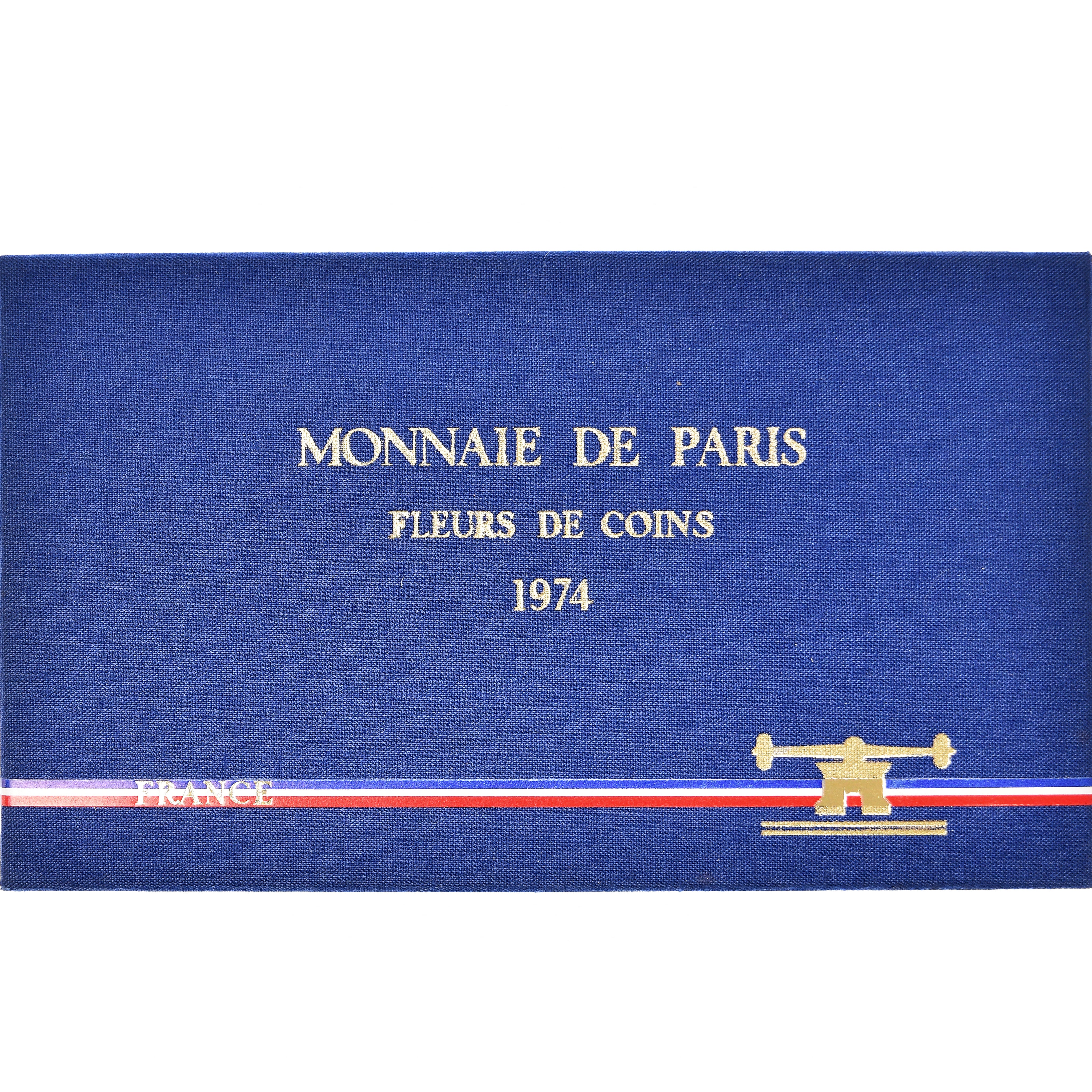 Coin, France, Monnaie de Paris, Set, 1974, Paris, FDC, MS(65-70), Gadoury:page