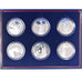 Coin, France, Bicentenaire du Musée du Louvre, Set, 1993, BE, MS(65-70), Silver