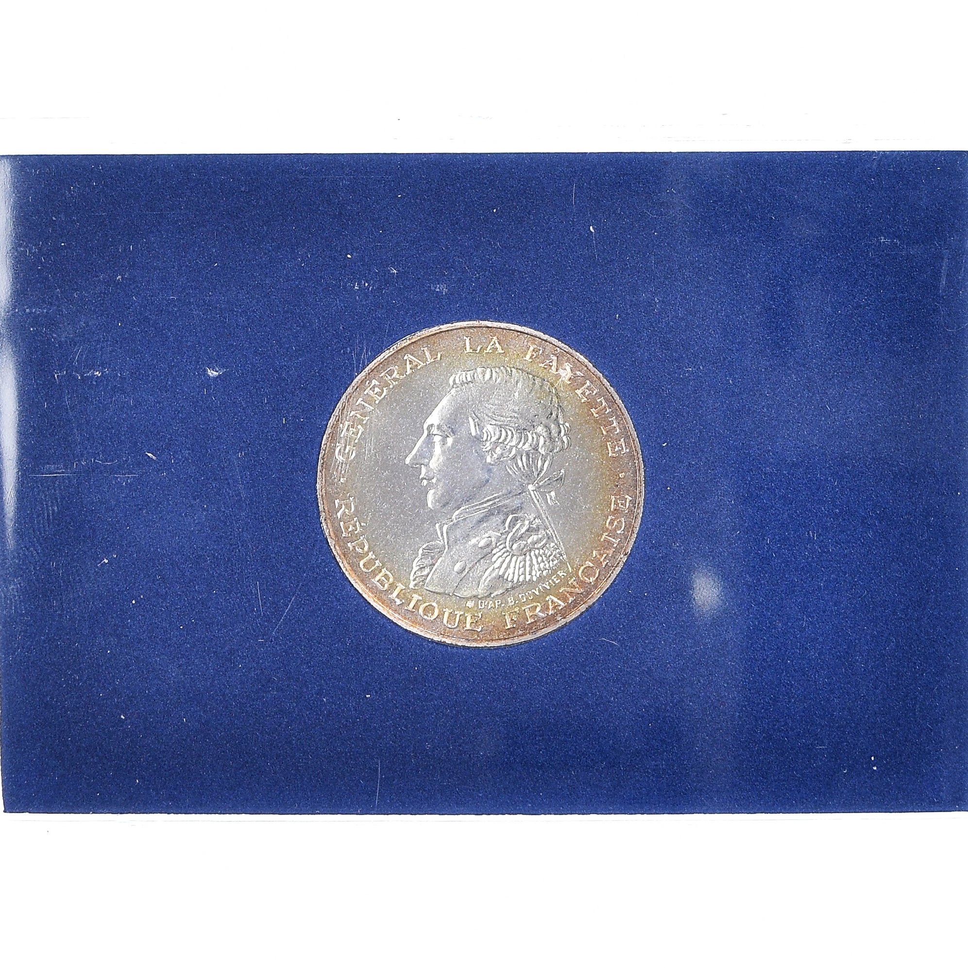 Coin, France, Lafayette, 100 Francs, 1987, Paris, BU, MS(65-70), Silver