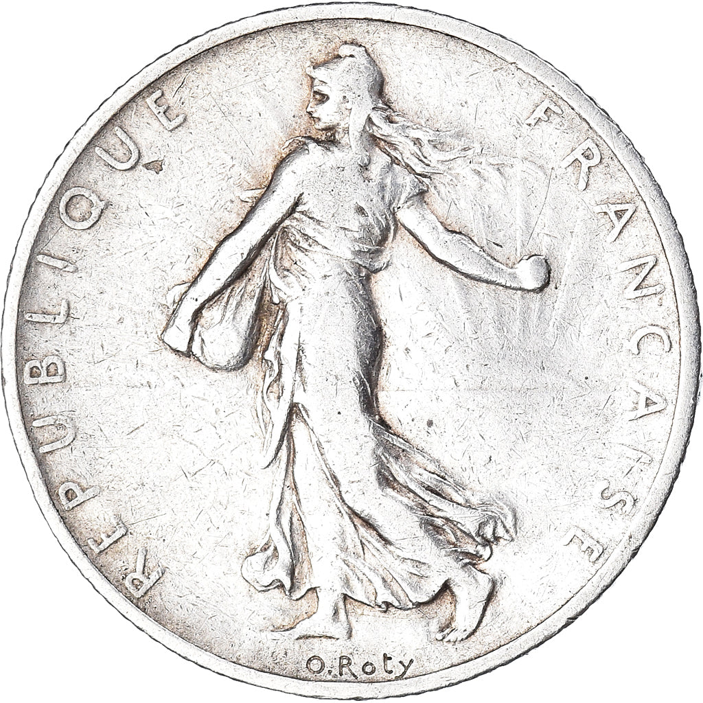 Coin, France, Semeuse, 2 Francs, 1902, Paris, VF(20-25), Silver, KM:845.1