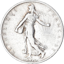 Coin, France, Semeuse, 2 Francs, 1902, Paris, VF(20-25), Silver, KM:845.1