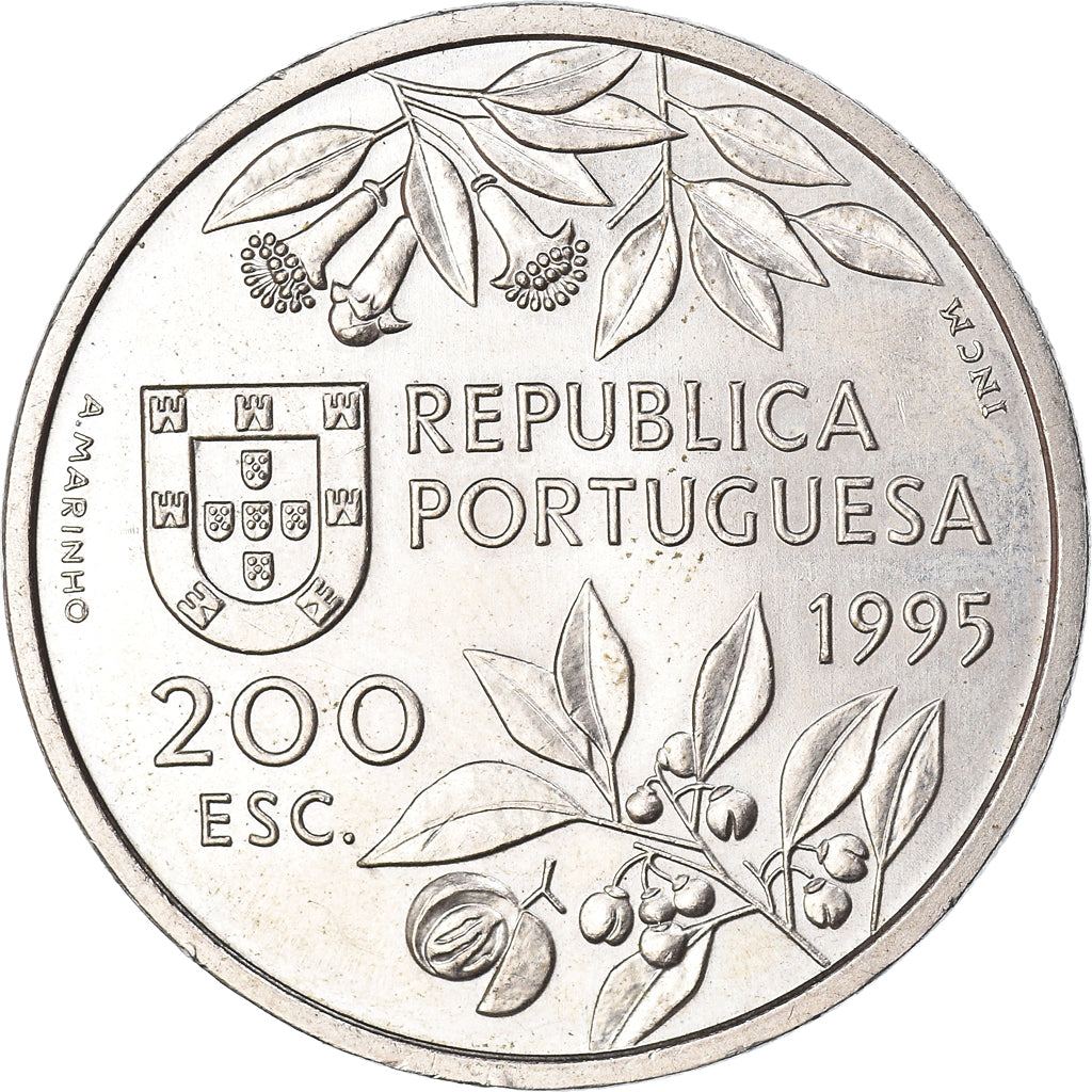 Coin, Portugal, 200 Escudos, 1995, AU(50-53), Copper-nickel, KM:682