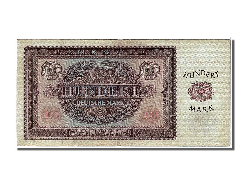Germany - Democratic Republic, 100 Deutsche Mark, 1955, KM #21, EF(40-45),...