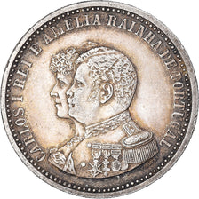 Münze, Portugal, Carlos I, 500 Reis, 1898, SS, Silber, KM:538