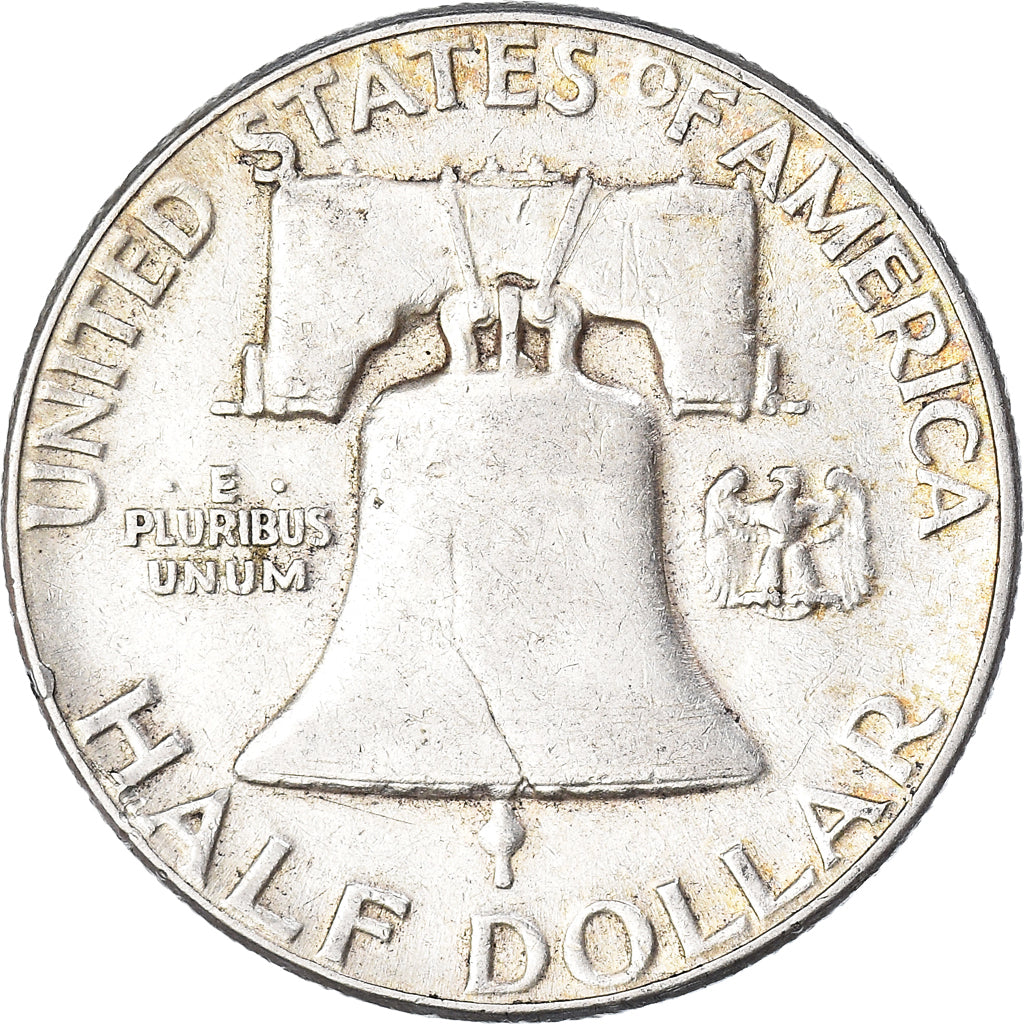 Coin, United States, Franklin Half Dollar, Half Dollar, 1952, U.S. Mint
