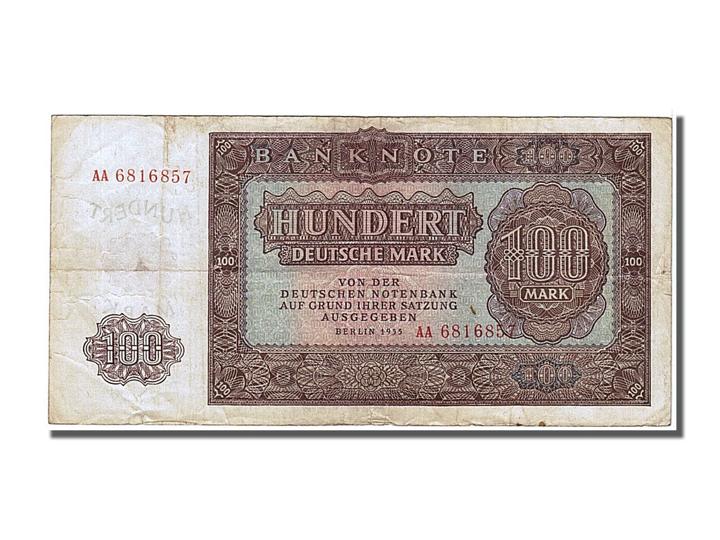 Banknote, Germany - Democratic Republic, 100 Deutsche Mark, 1955, EF(40-45)