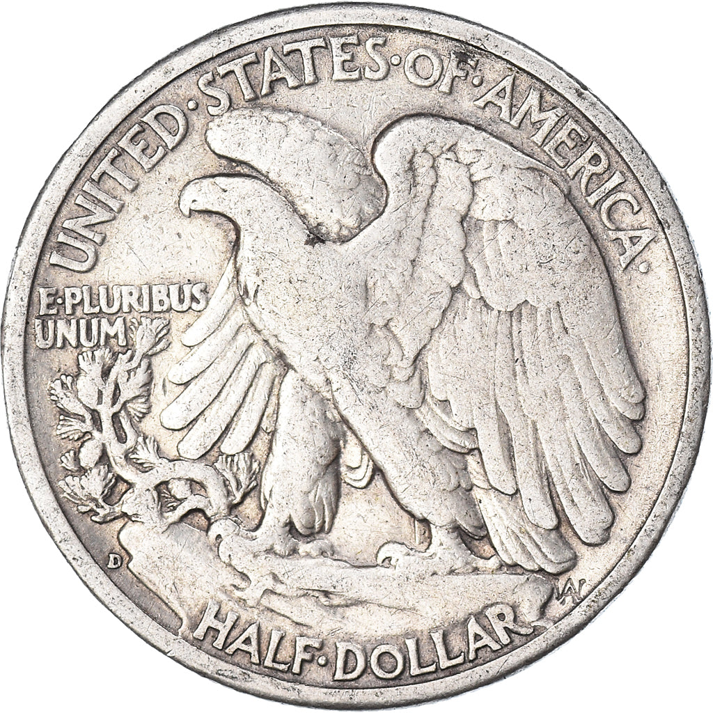 Monnaie, États-Unis, Walking Liberty Half Dollar, Half Dollar, 1942, U.S. Mint