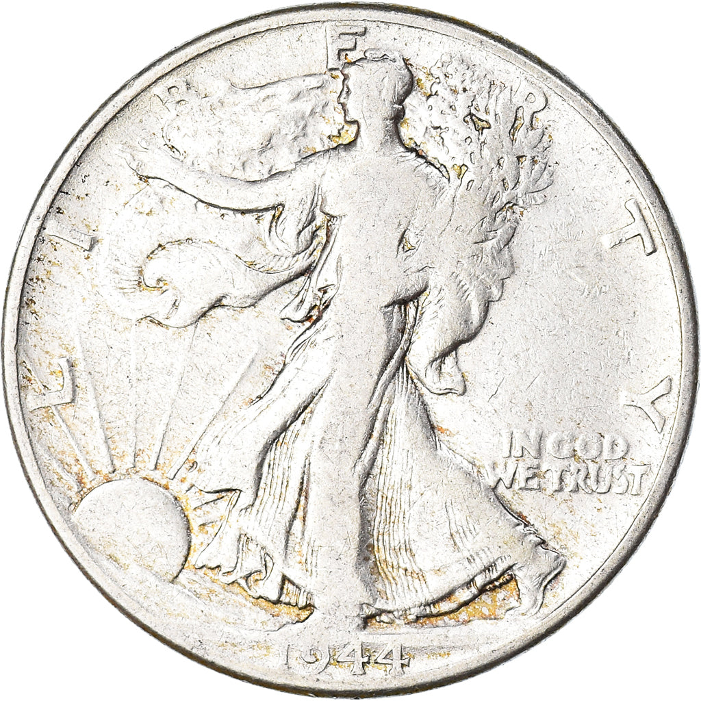 Münze, Vereinigte Staaten, Walking Liberty Half Dollar, Half Dollar, 1944, U.S.