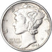 Coin, United States, Mercury Dime, Dime, 1945, U.S. Mint, Philadelphia