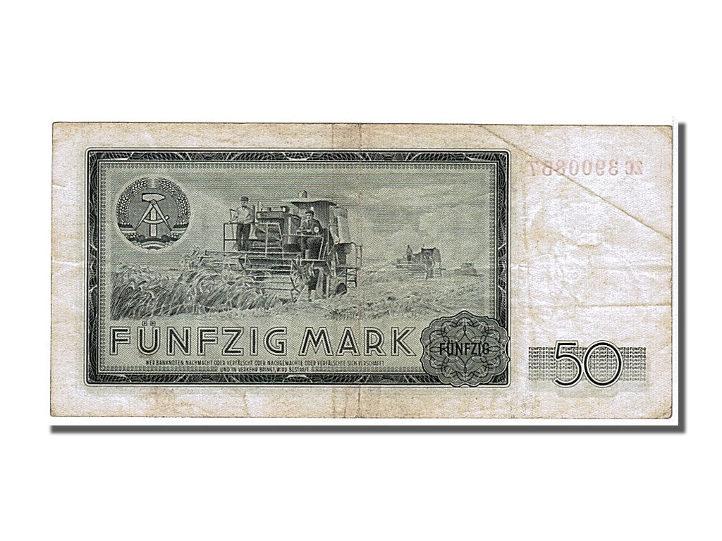 Banknote, Germany - Democratic Republic, 50 Mark, 1964, EF(40-45)