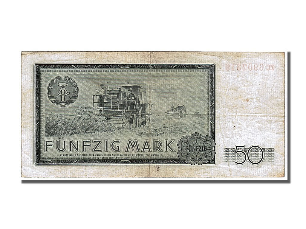 Germany - Democratic Republic, 50 Mark, 1964, KM #25r, EF(40-45), ZC 6902319