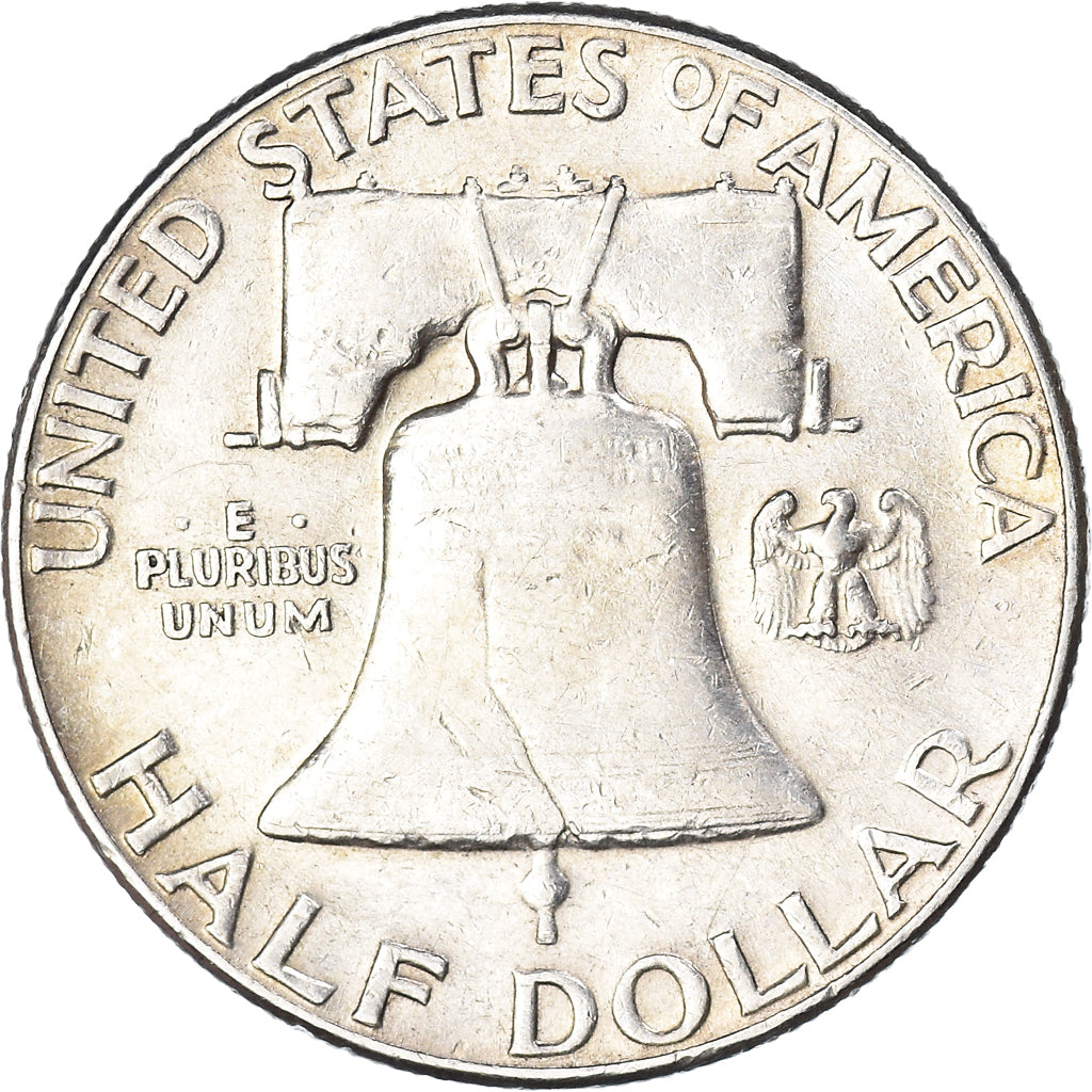 Coin, United States, Franklin Half Dollar, Half Dollar, 1953, U.S. Mint