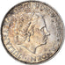 Coin, Netherlands, Juliana, 2-1/2 Gulden, 1960, AU(50-53), Silver, KM:185