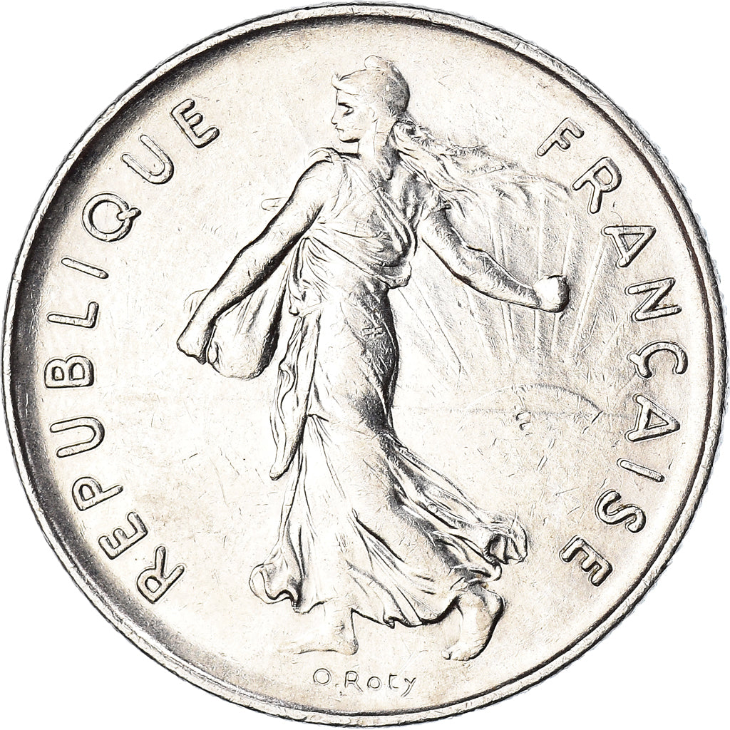 Moneta, Francia, Semeuse, 5 Francs, 1983, Paris, SPL, Nichel placcato