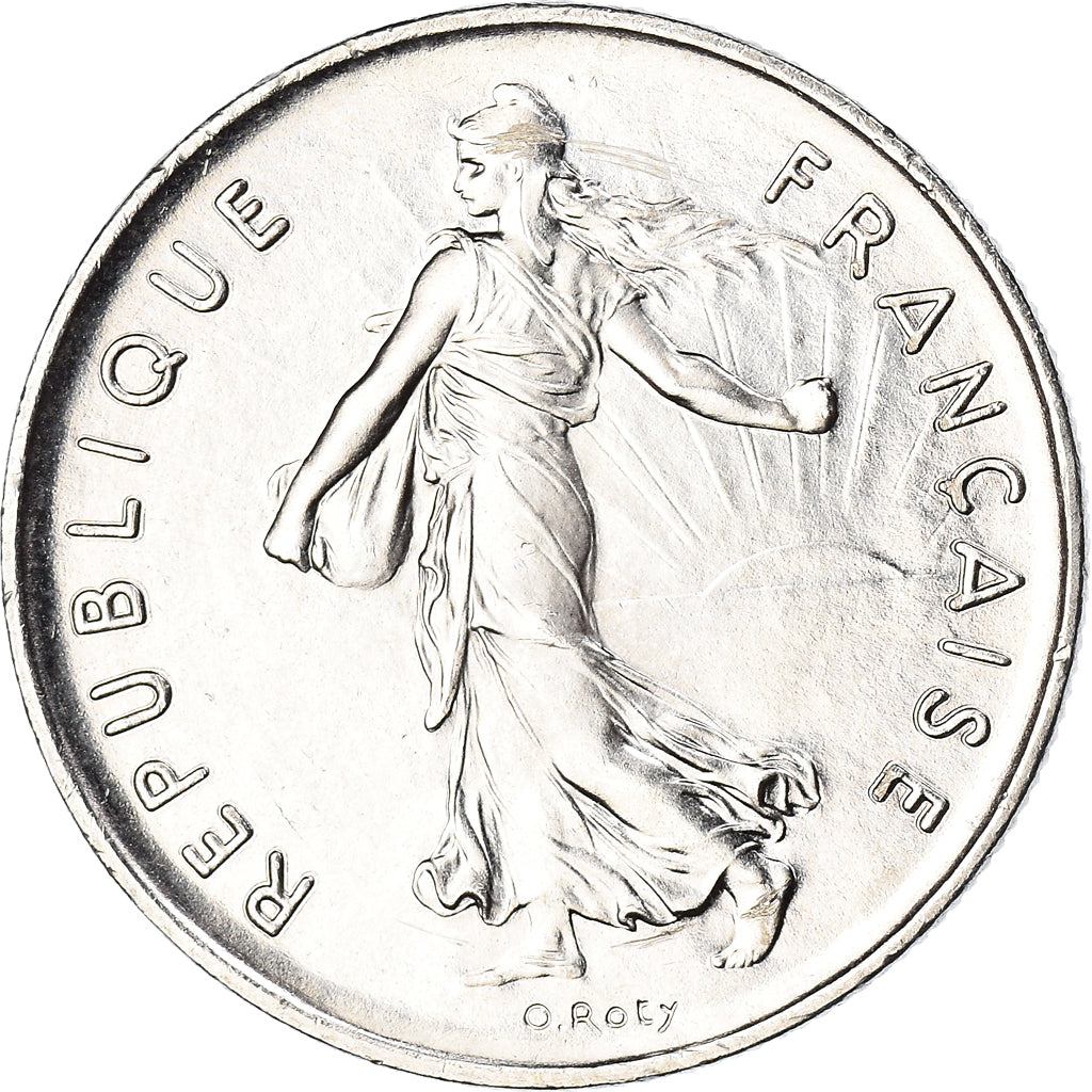 Münze, Frankreich, Semeuse, 5 Francs, 1979, Paris, FDC, STGL, Nickel Clad