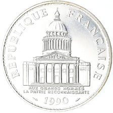 Coin, France, Panthéon, 100 Francs, 1990, Paris, MS(63), Silver, KM:951.1