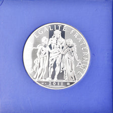 France, 100 Euro, 2011, Paris, BU, FDC, Argent, Gadoury:EU455, KM:1724