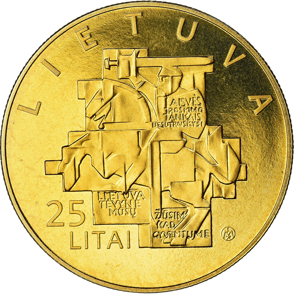 Coin, Lithuania, 25 Litai, 2013, Colorized, MS(60-62), Copper-Nickel-Zinc