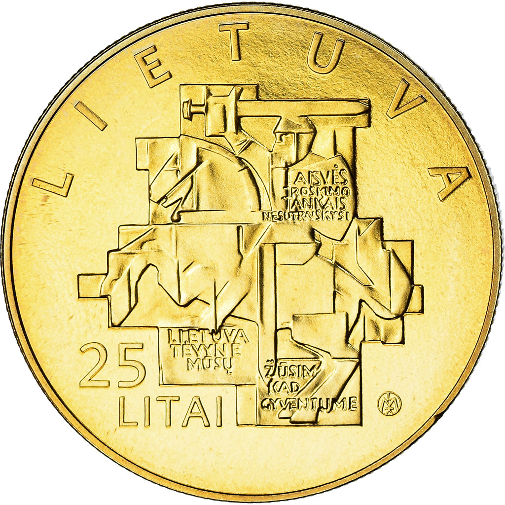 Coin, Lithuania, 25 Litai, 2013, Colorized, MS(64), Copper-Nickel-Zinc, KM:New