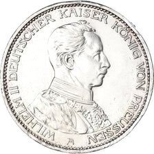 Coin, German States, PRUSSIA, Wilhelm II, 3 Mark, 1914, Berlin, AU(55-58)