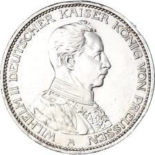 Moeda, Estados Alemães, PRUSSIA, Wilhelm II, 3 Mark, 1914, Berlin, AU(55-58)