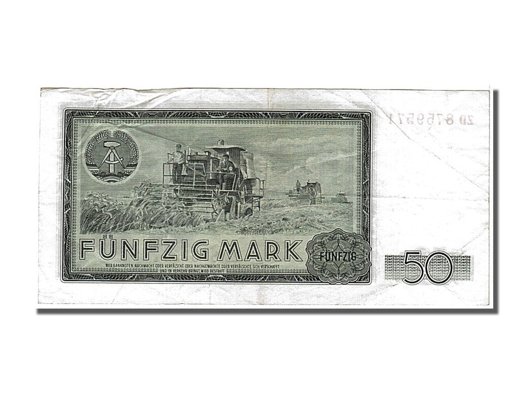 Banconote, Germania - Repubblica Democratica, 50 Mark, 1964, BB+
