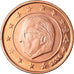 Bélgica, 2 Euro Cent, 2006, Brussels, AU(50-53), Aço Cromado a Cobre, KM:225