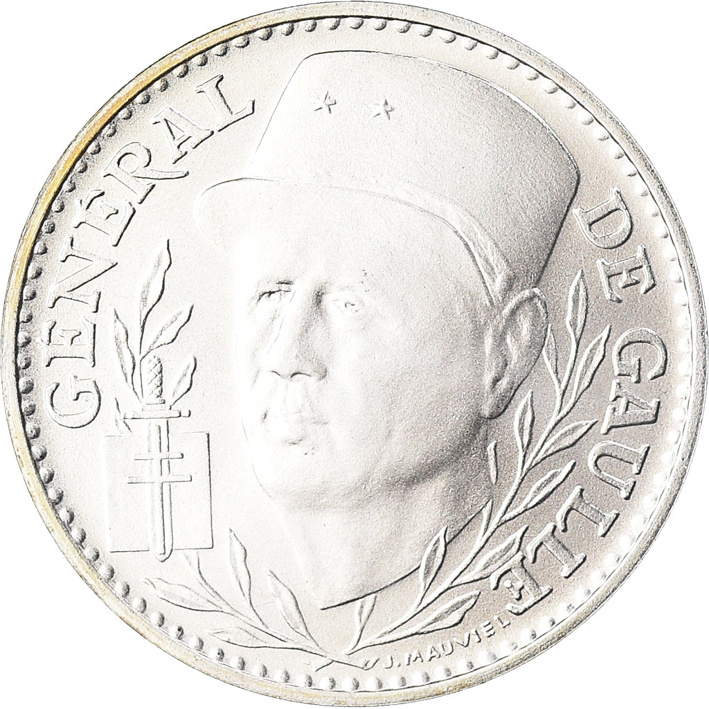 France, Medal, 100e anniversaire de la naissance de Charles de Gaulle, 1990